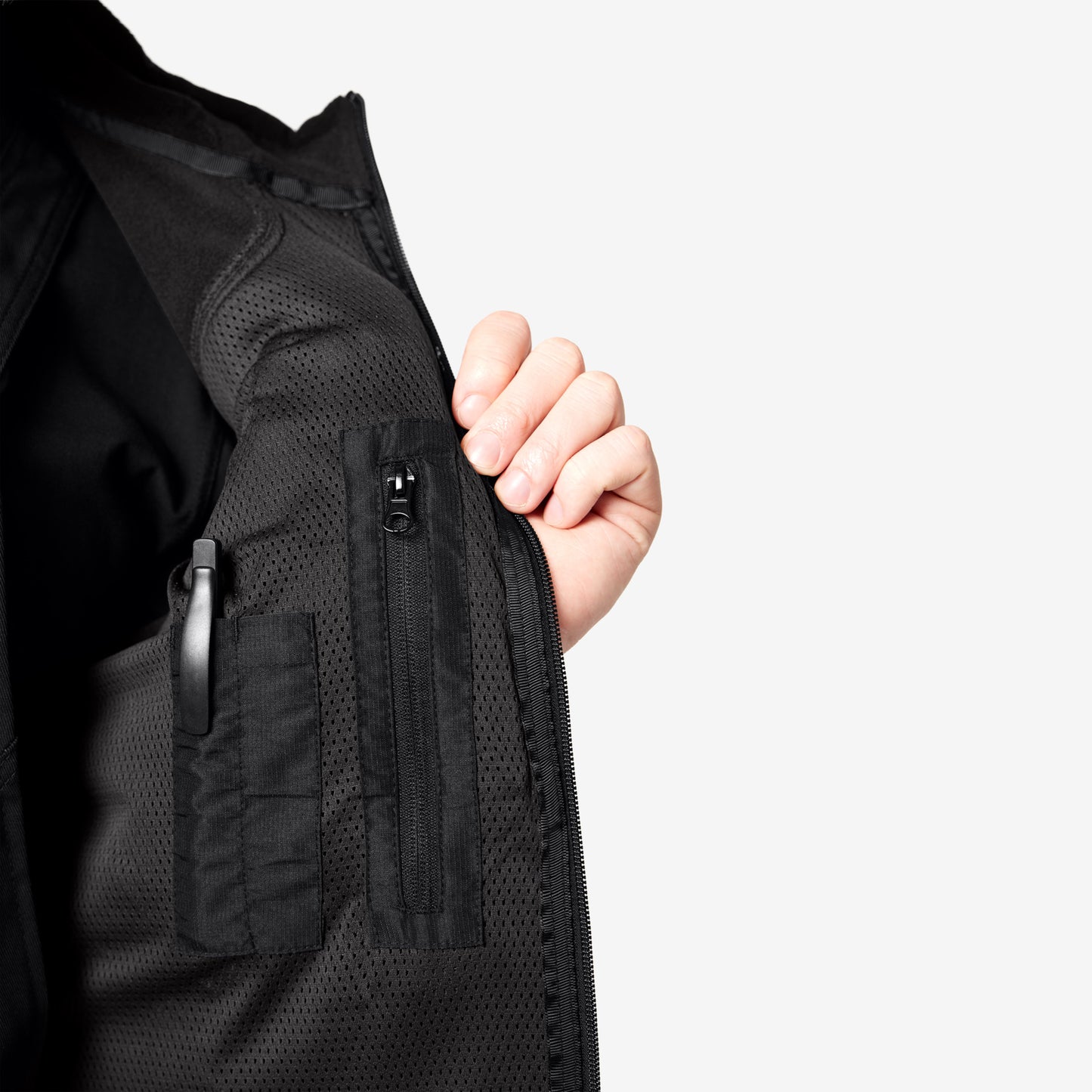 FHB MARTIN Softshell-Weste, schwarz
