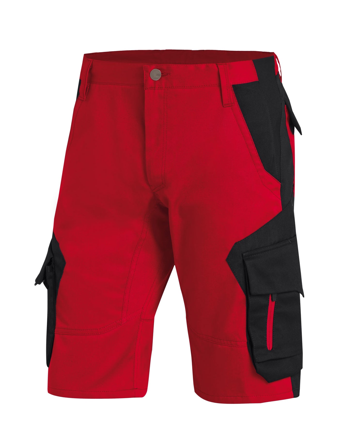 FHB WULF Bermuda, rot-schwarz