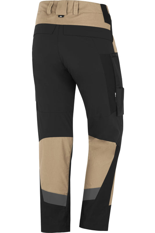 FHB MIO Arbeitshose elastisch, beige-schwarz