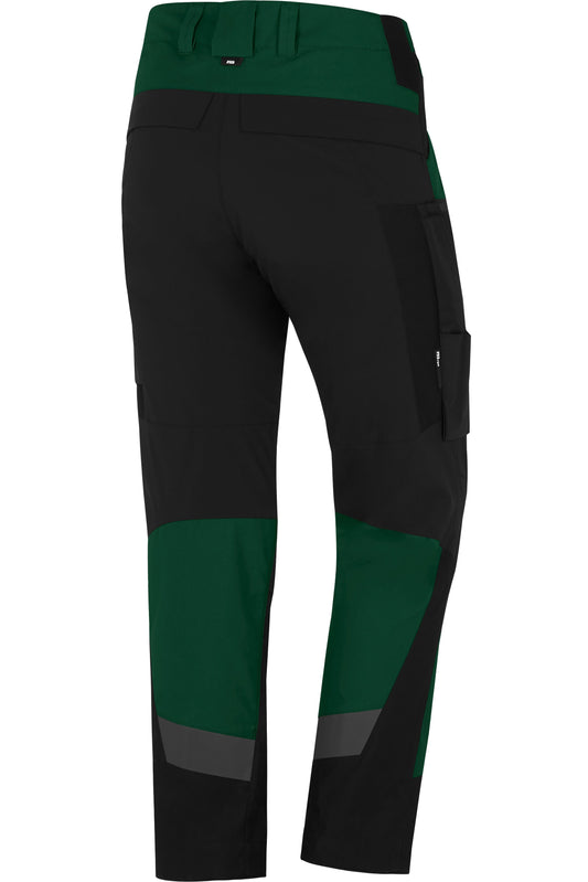 FHB MIO Arbeitshose elastisch, grün-schwarz