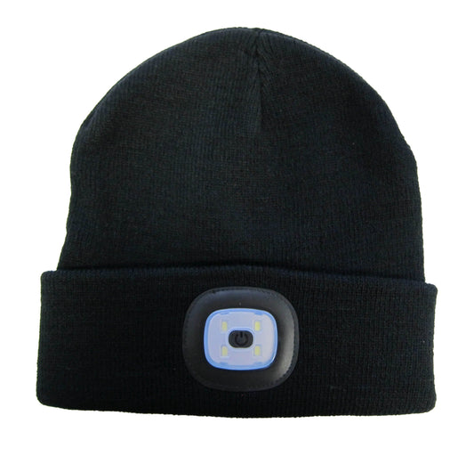 Strickmütze mit LED Lampe 70726