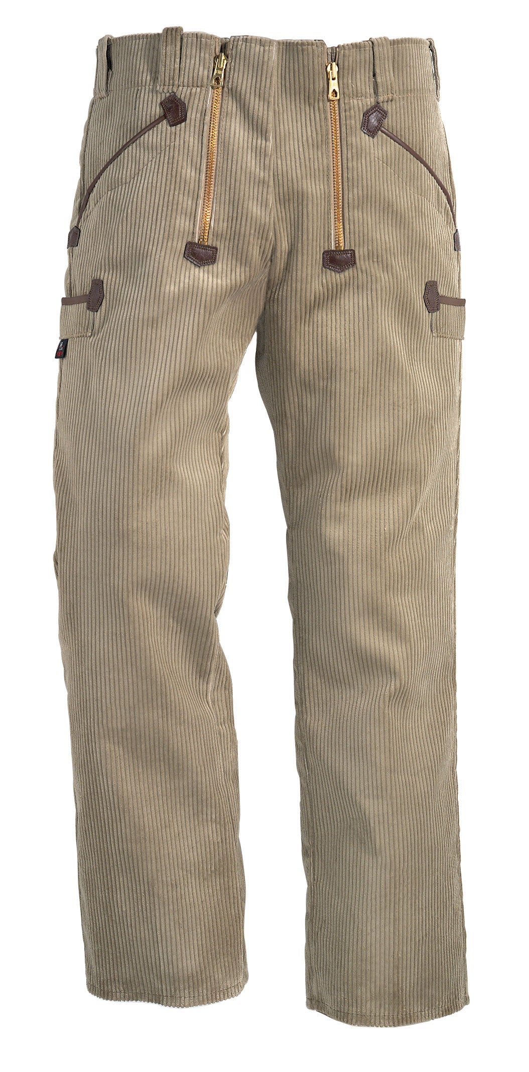 FHB ARTUR Zunfthose Trenkercord ohne Schlag, beige