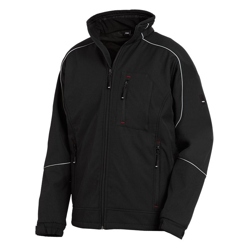 FHB DIRK Softshell-Jacke, schwarz