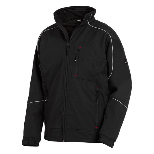 FHB DIRK Softshell-Jacke, schwarz