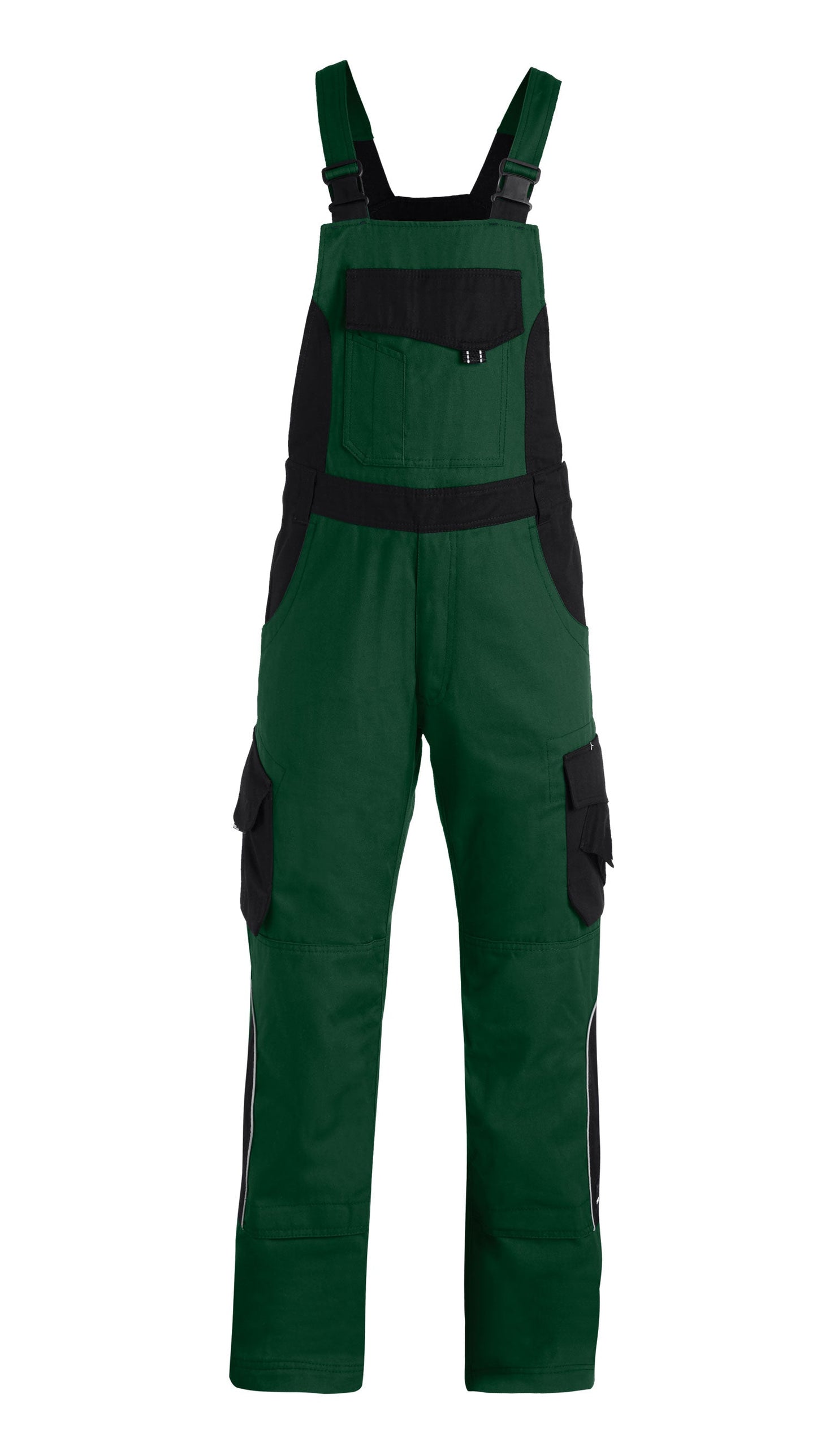 FHB ECKHARD Latzhose, grün-schwarz