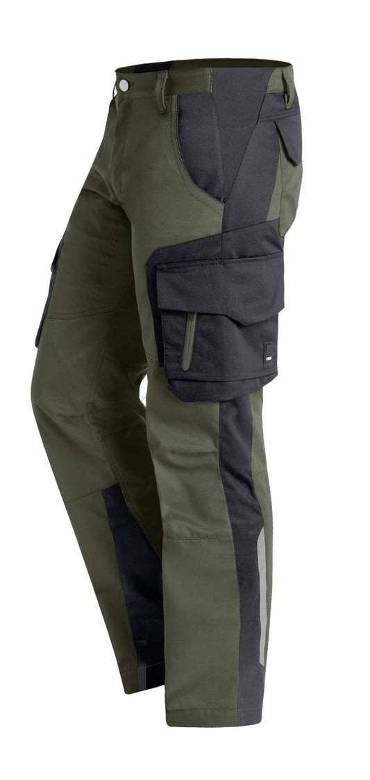 FHB FABIAN Arbeitshose, oliv-schwarz