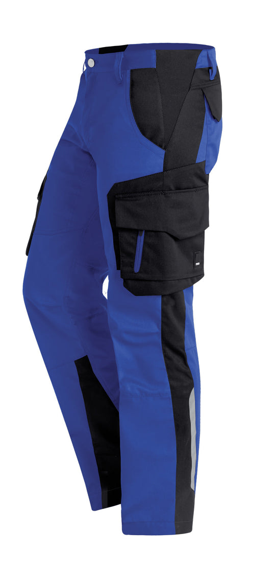 FHB FABIAN Arbeitshose, royalblau-schwarz