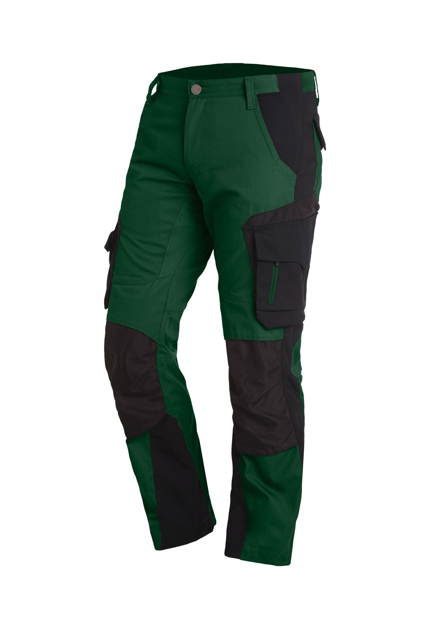 FHB FLORIAN Arbeitshose, grün-schwarz