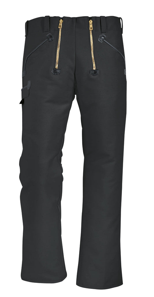 FHB HUBERT Zunfthose Zwirn-Doppelpilot ohne Schlag, schwarz