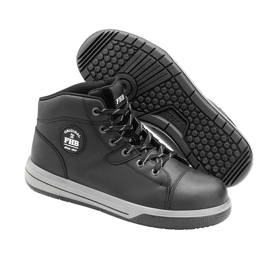FHB LINUS S3 Sneaker EN ISO 20345-2011-S3, hoch, schwarz