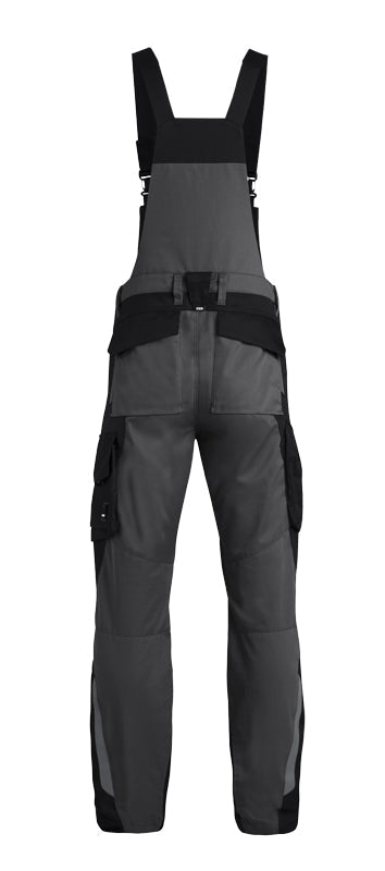 FHB PASCAL Latzhose, anthrazit-schwarz