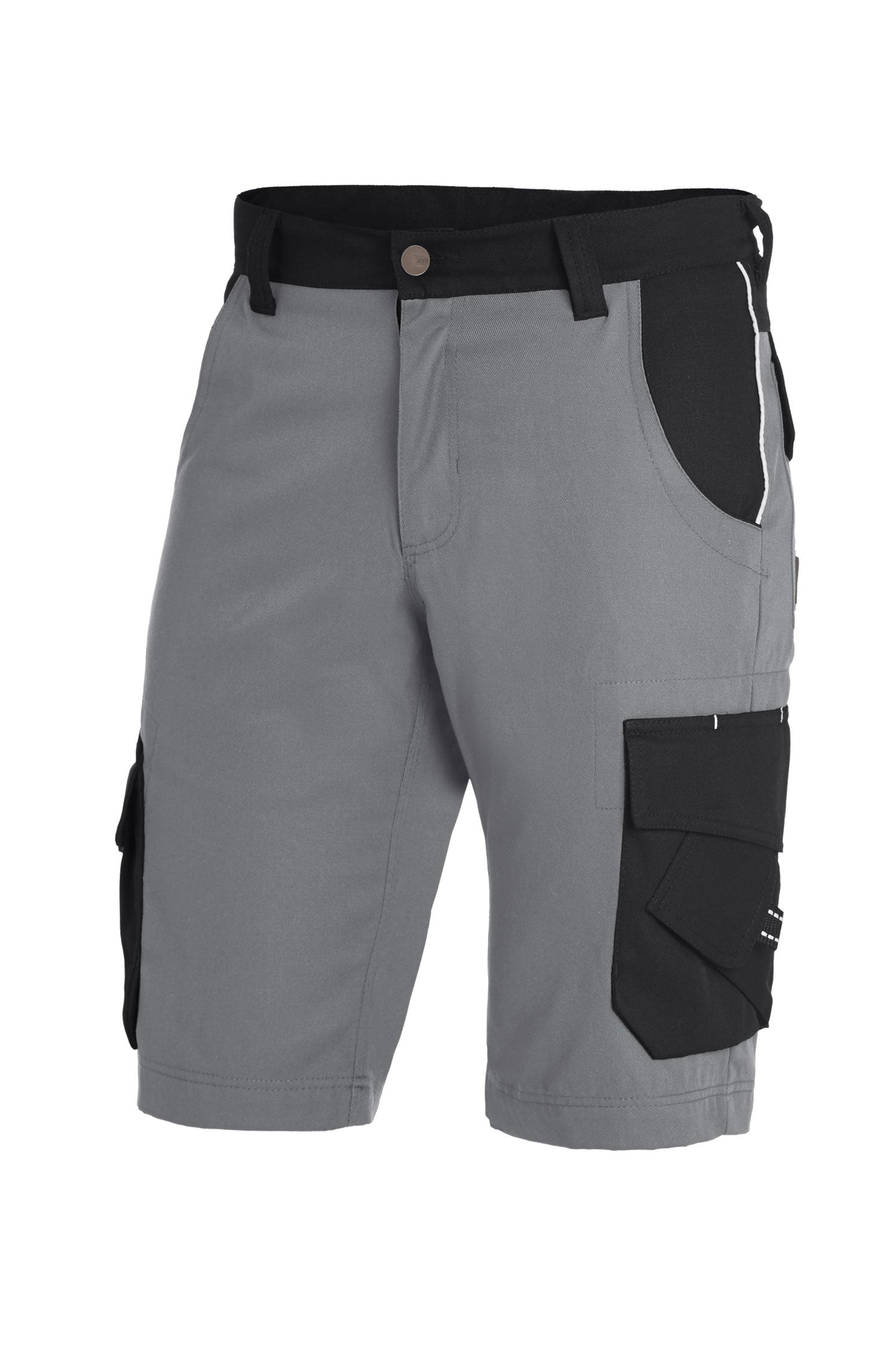 FHB THEO Bermuda, grau-schwarz