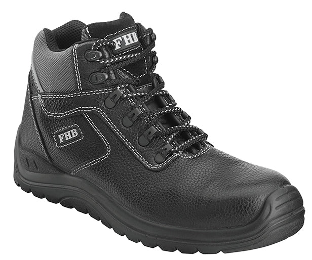FHB WILFRIED S3 Schürstiefel ISO 20345-2011-S3 HRO, schwarz