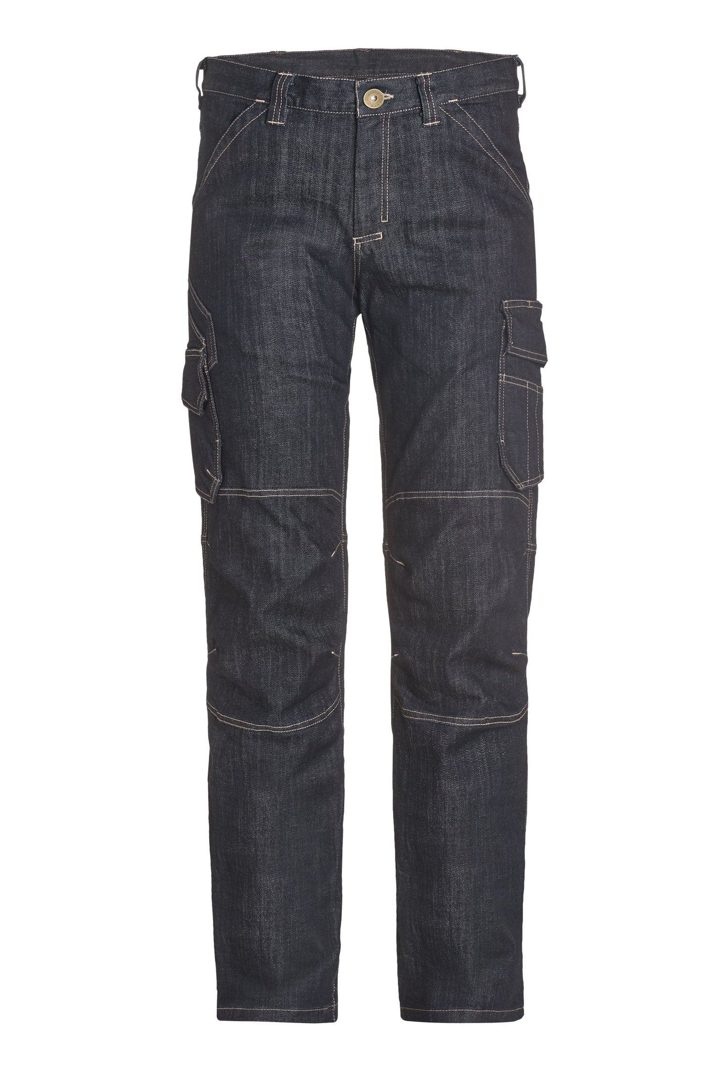 FHB WILHELM Jeans Arbeitshose, schwarzblau