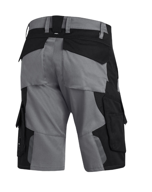 FHB WULF Bermuda, grau schwarz