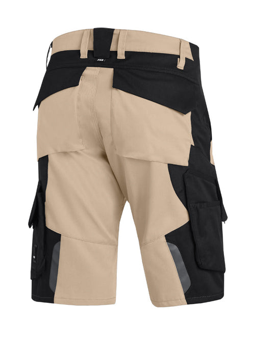 FHB WULF Bermuda, beige-schwarz