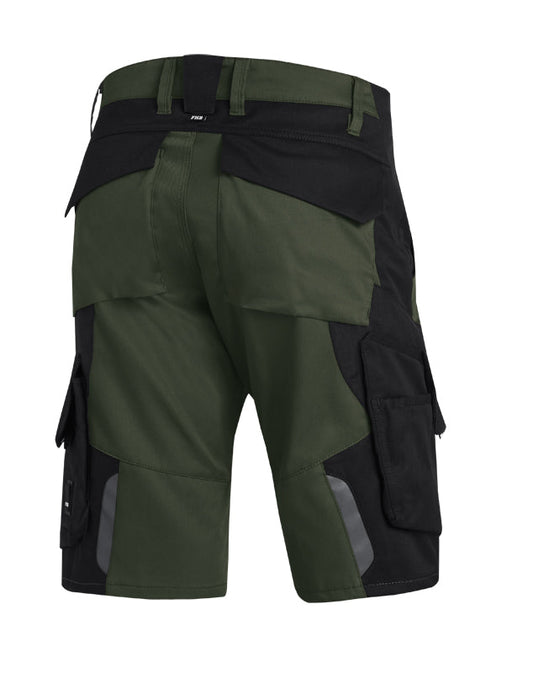FHB WULF Bermuda, oliv-schwarz