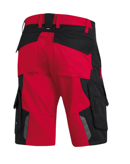 FHB WULF Bermuda, rot-schwarz