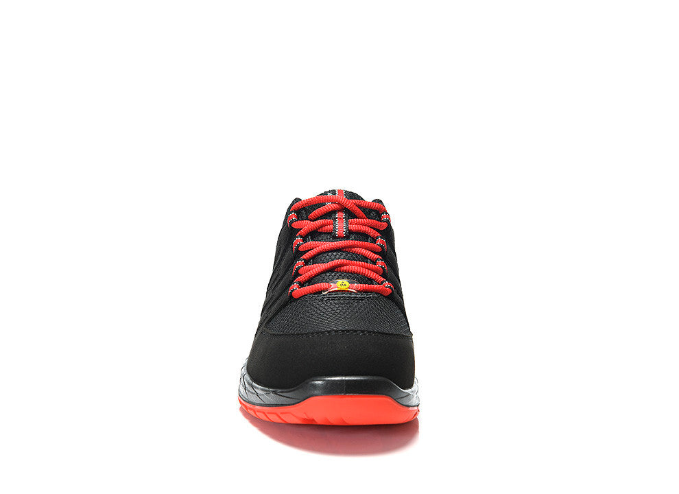 Sicherheitshalbschuh MADDOX Black-Red  ESD S3S