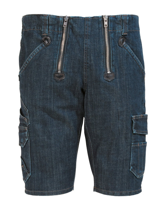 FHB VOLKMAR Stretch-Jeans-Zunft-Bermuda, schwarzblau